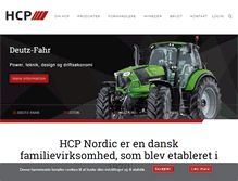 Tablet Screenshot of hcpetersen.dk